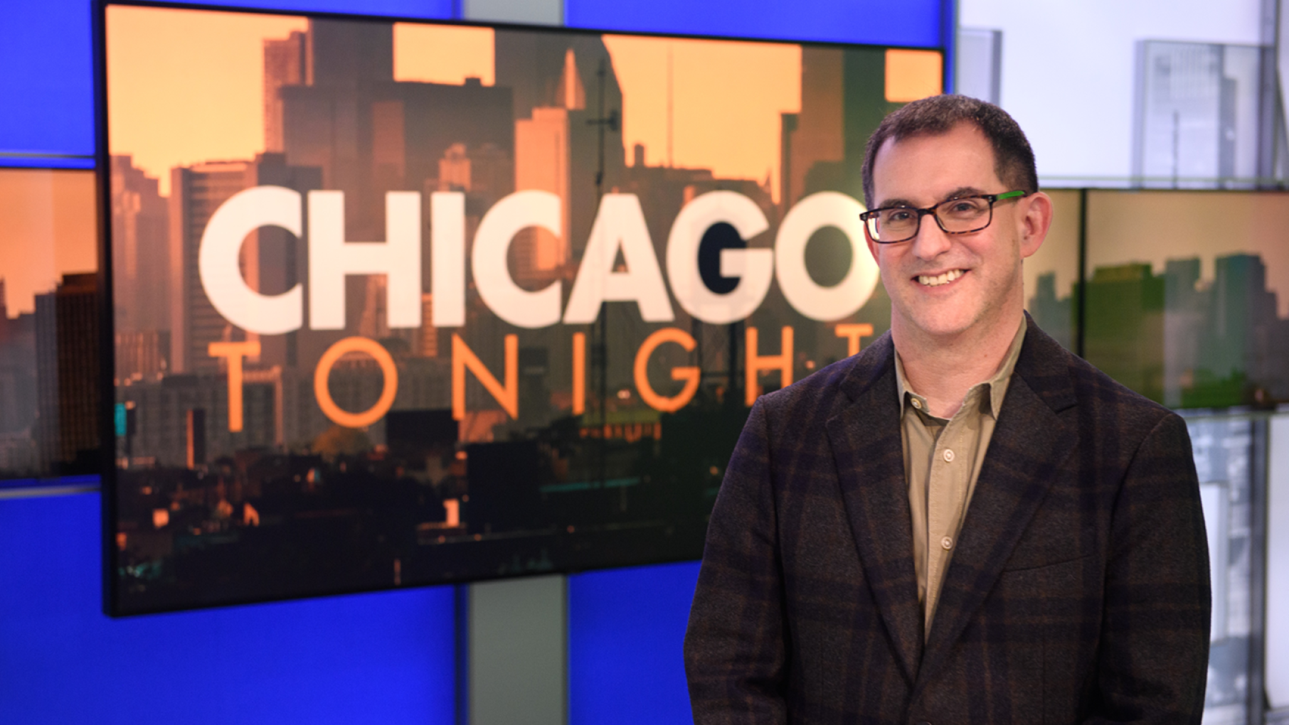 "We will report stories you won’t see anywhere else, stories that directly impact lives and move the dialogue forward on local issues of consequence and concern," says WTTW News director Jay Smith WTTW News Director Jay Smith on the Chicago Tonight set