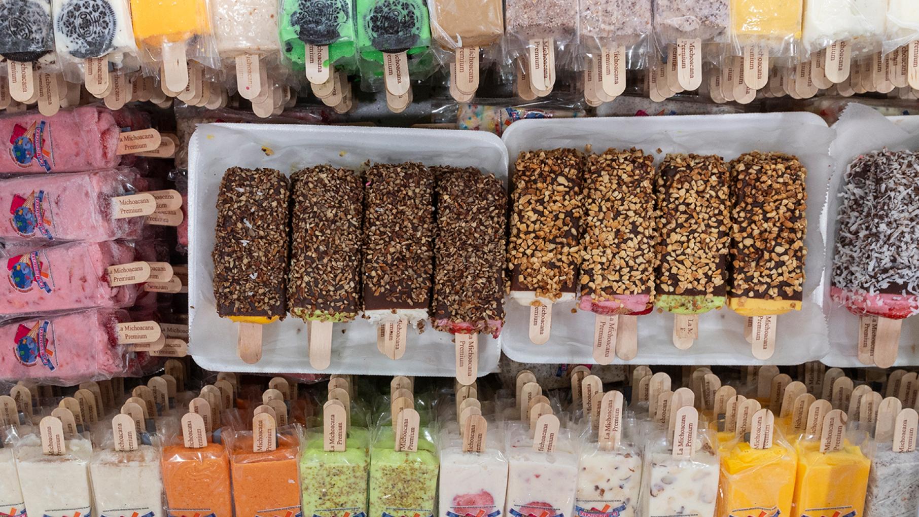 La Michoacana Premium offers over 40 flavors of paletas, all made in-house. La Michoacana Premium offers over 40 flavors of paletas, all made in-house.
