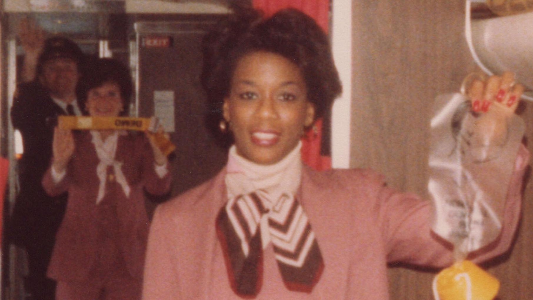 Casey Grant, pictured around 1975. Credit: Casey Grant / American Experience Casey Grant pictured on an airplane circa 1975.