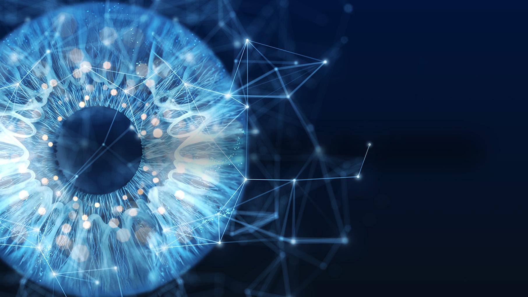 'NOVA: A.I. Revolution' explores the promises and perils of new artificial intelligence technology. Credit: Yuichiro Chino via Getty Images A digitally created image of an eye made up of blue lights