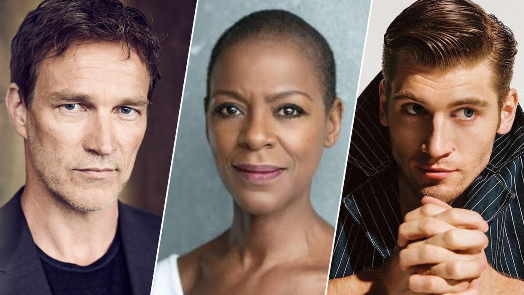 Stephen Moyer, Josette Simon, and Danny Griffin headshots