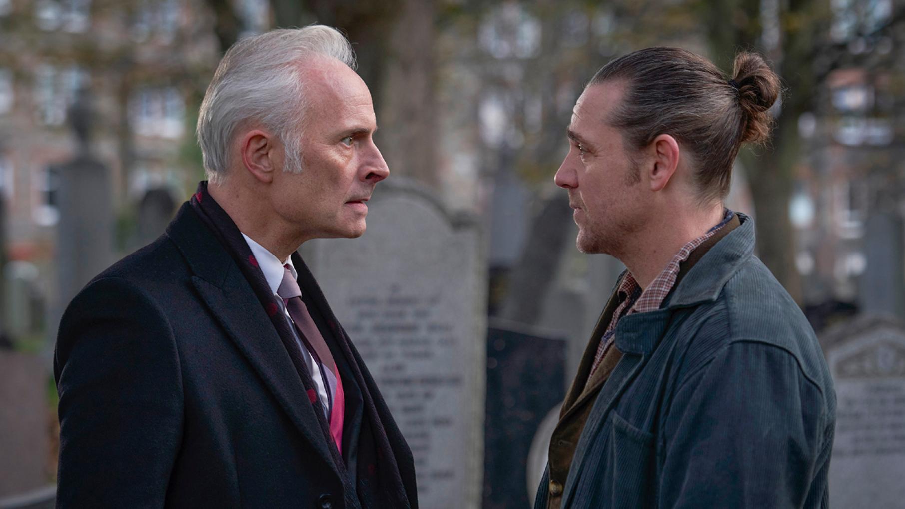 Max and Jake execute their final plans. Credit: Expectation, Happy Tramp North, BBC, and Masterpiece Max looks angrily at Jake