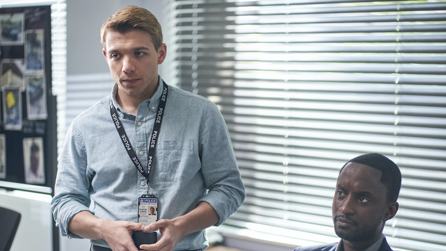 Credit: Hat Trick Media Liam and Kwesi in an office