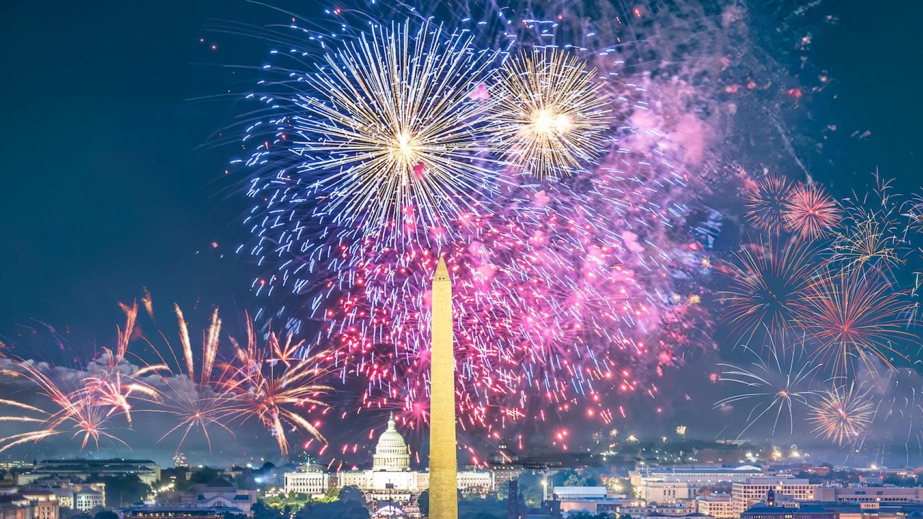 Fireworks over Washington, D.C.