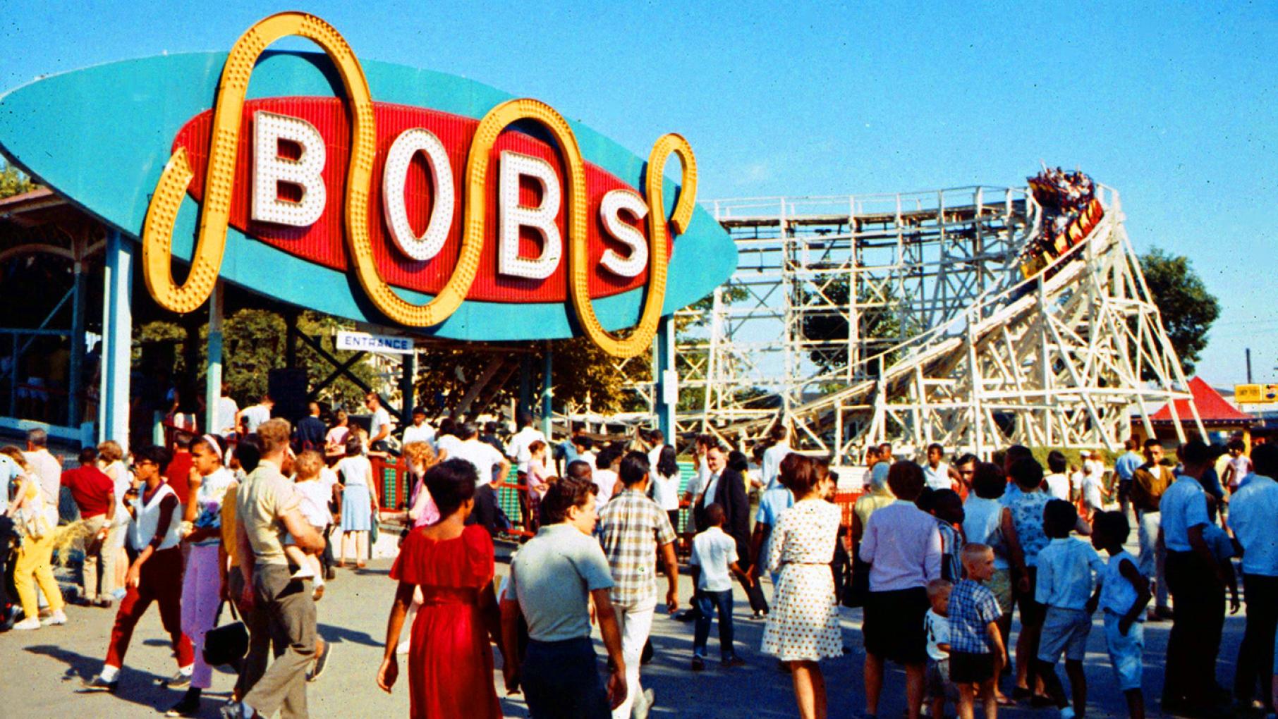 The Bobs rollercoaster at Riverview Park. Credit: Bill Reffke A photo of the Bobs rollercoaster entrance