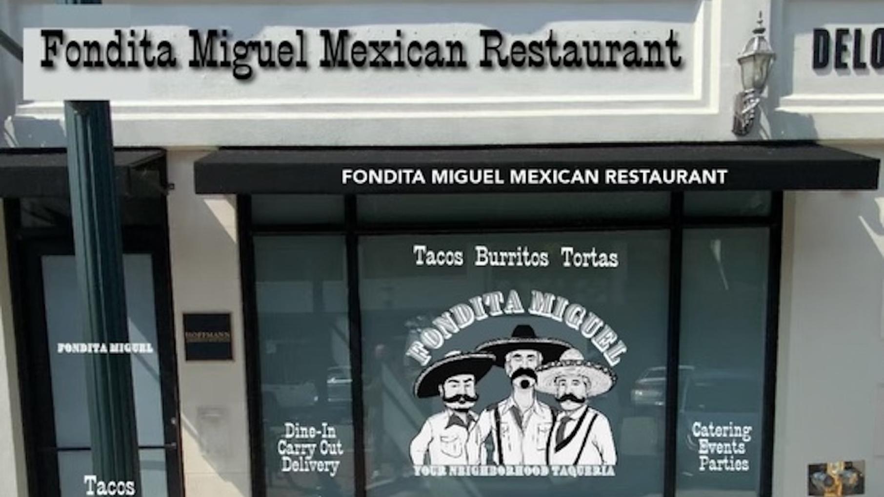 Fondita Miguel is slated to open around Thanksgiving in Winnetka. Credit: George Trois Group A mock-up of a new taqueria storefront