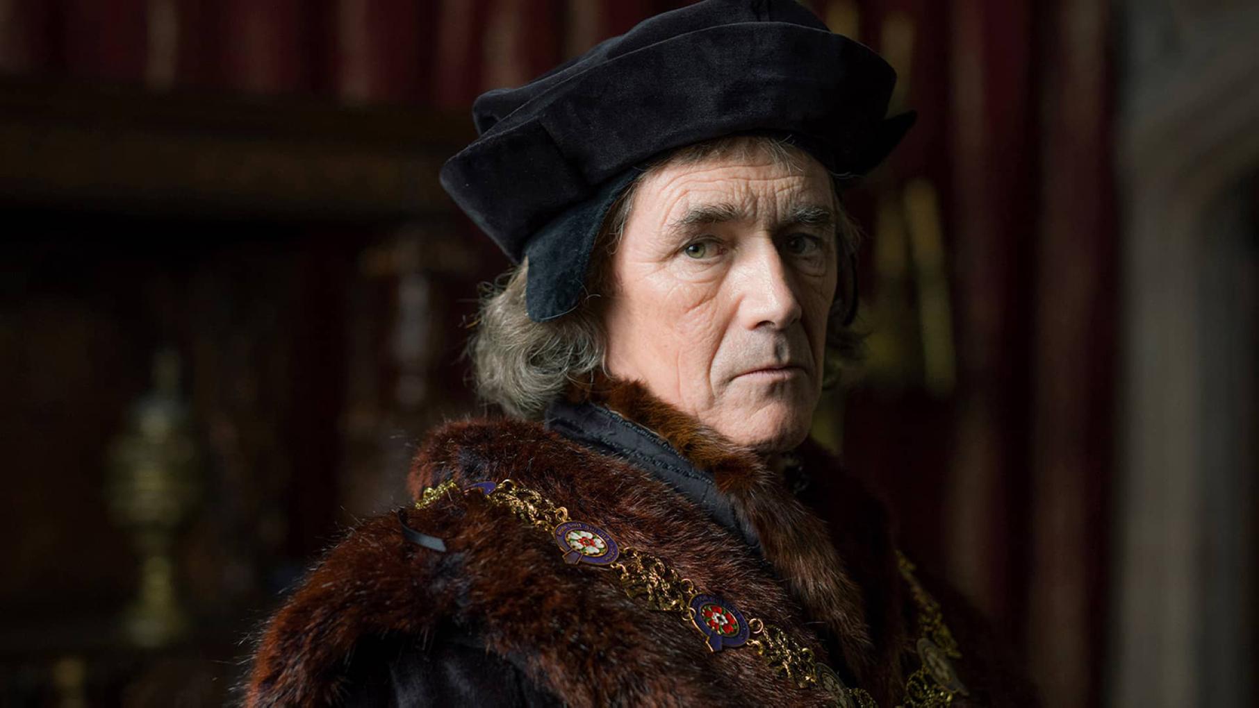 Mark Rylance returns as Thomas Cromwell in the final chapter of his life in 'Wolf Hall: The Mirror and the Light.' Credit: Playground Television Thomas Cromwell in a hat and furs