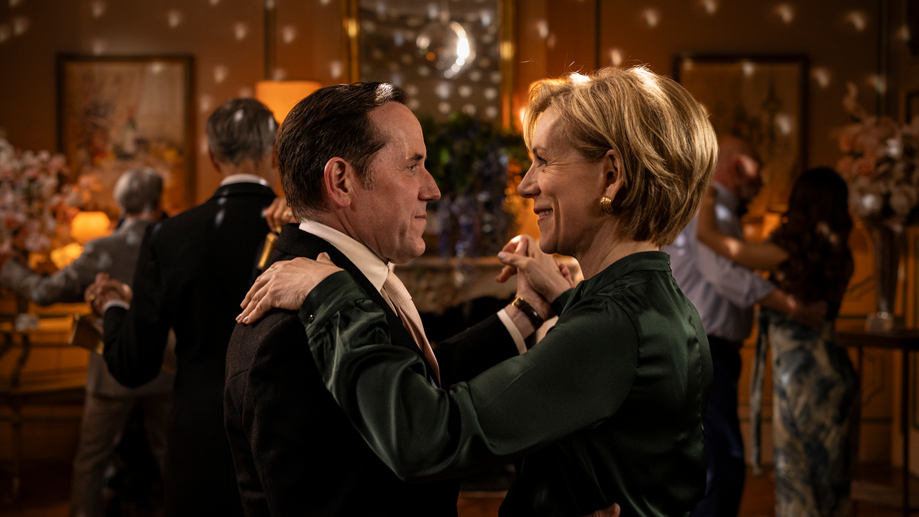 Professor T and Dr. Goldberg dance together