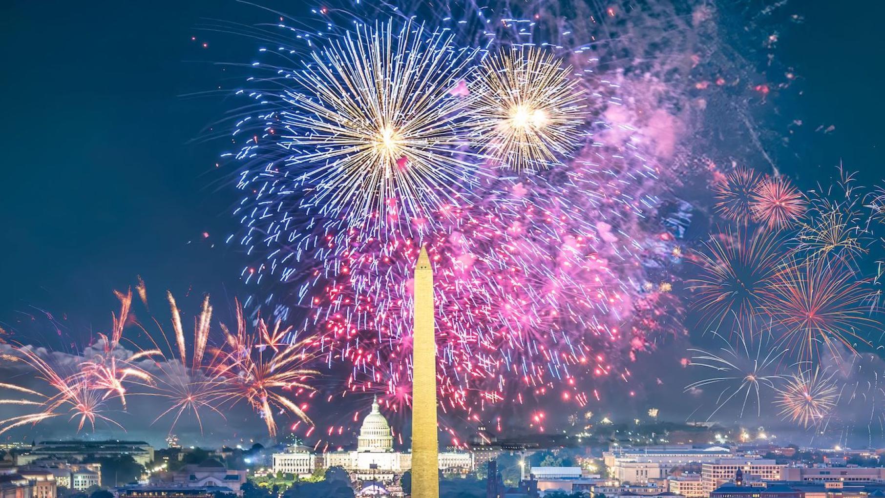 Fireworks over Washington, D.C.