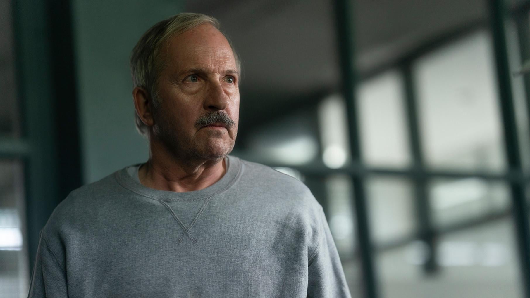 Charles Clover in a gray sweatshirt