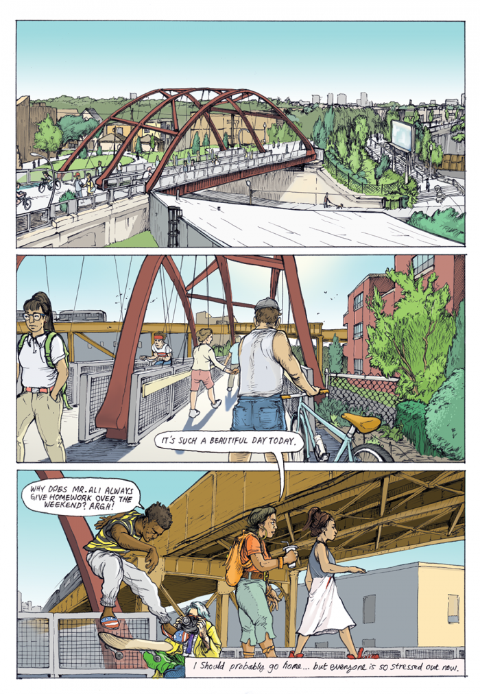 A page from "No Small Plans." Image: Chicago Architecture Center