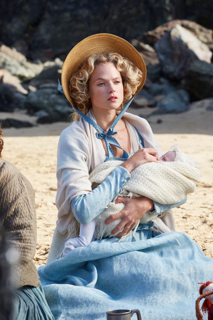 Gabriella Wilde as Caroline in Poldark. Photo: Mammoth Screen for BBC and MASTERPIECE