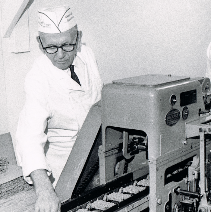 Elmo Lanzi in the Lanzi Candy factory. Photo: Courtesy Michael Lahey