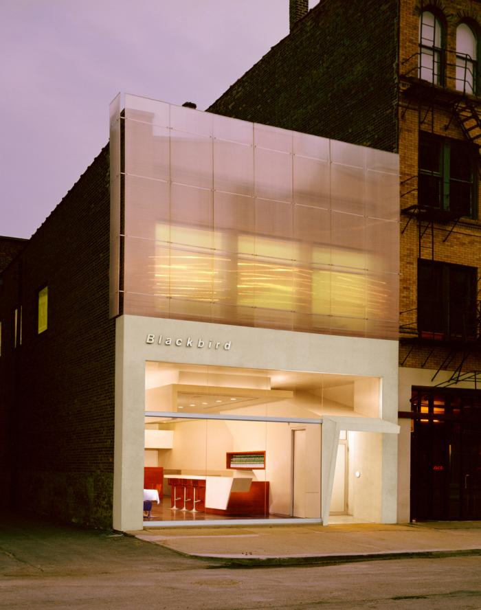 Blackbird restaurant in Chicago. Photo: Doug Fogelson