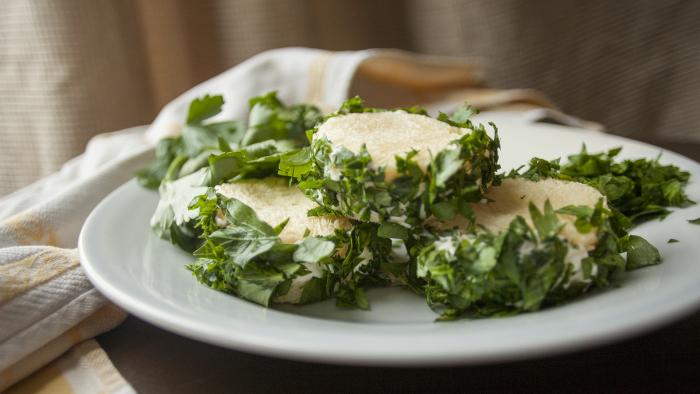 James Beard's Onion Sandwich. Photo: Kait Hoehne