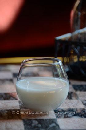 A minty, nutty Christmas drink, the snowball shot. Photo: Cheri Loughlin