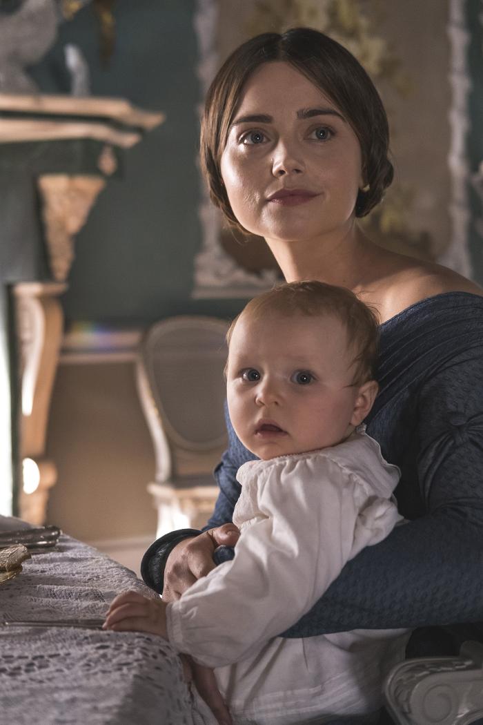 Queen Victoria with one of her children. Photo: ITV Studios