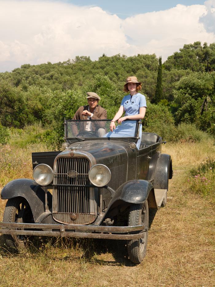 Margo and Spyros in the Durrells in Corfu. Photo: Joss Barratt for Sid Gentle Films & MASTERPIECE