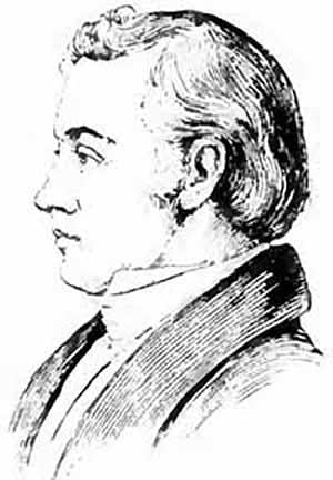 A drawing of Elijah Lovejoy