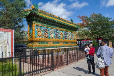 Chinatown’s Nine-Dragon Wall