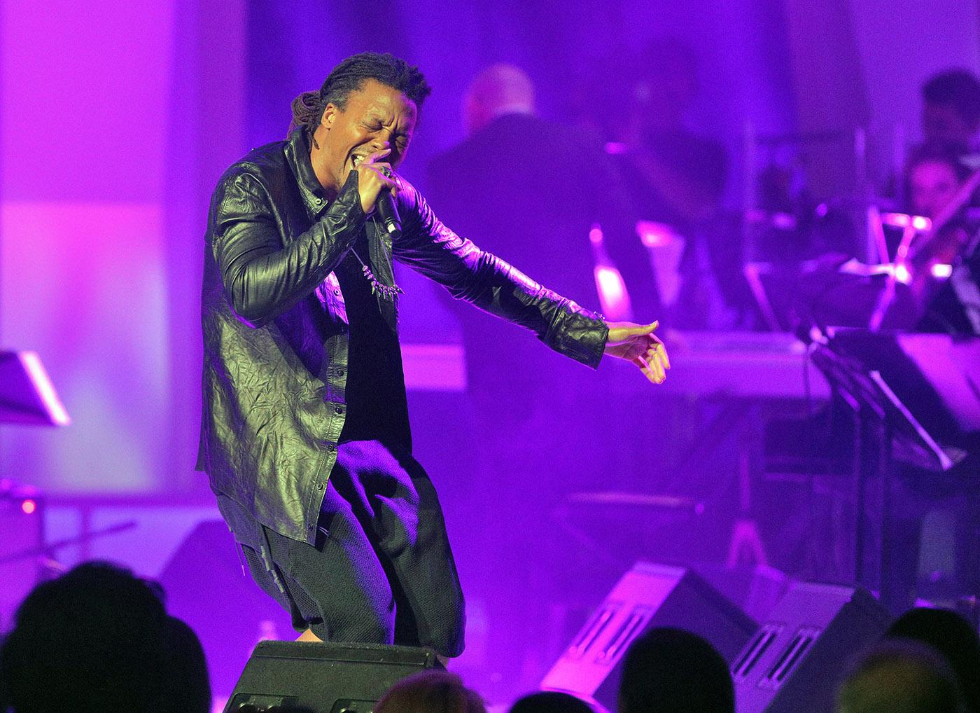 Lupe Fiasco at Chicago Voices. (Cory Weaver, courtesy Lyric Opera of Chicago)