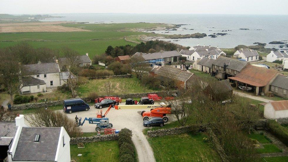 The village of Kearney during the filming of My Mother and Other Strangers.