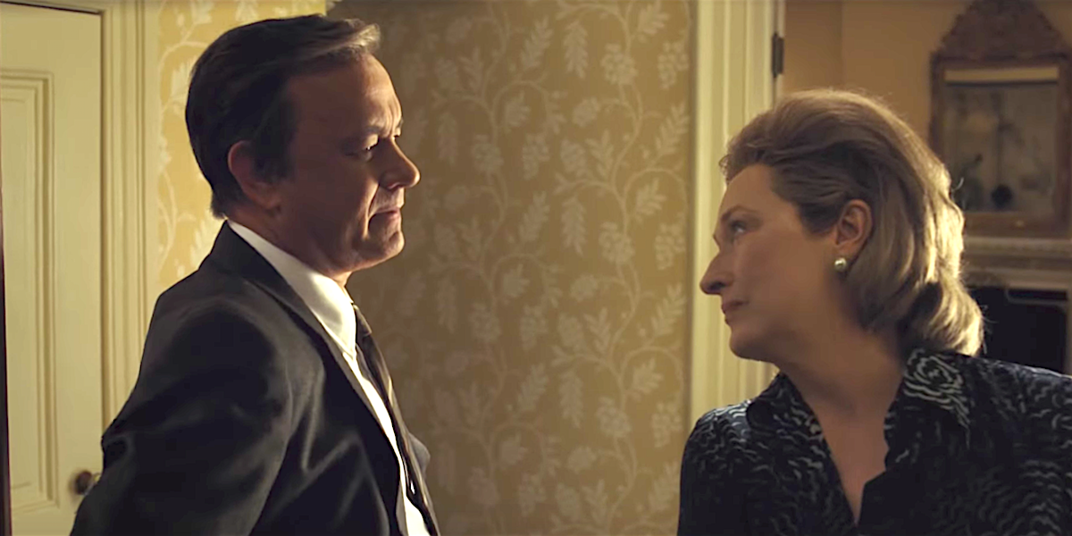Tom Hanks as Ben Bradlee and Meryl Streep as Katharine Graham in Steven Spielberg's The Post. Image: 20th Century Fox