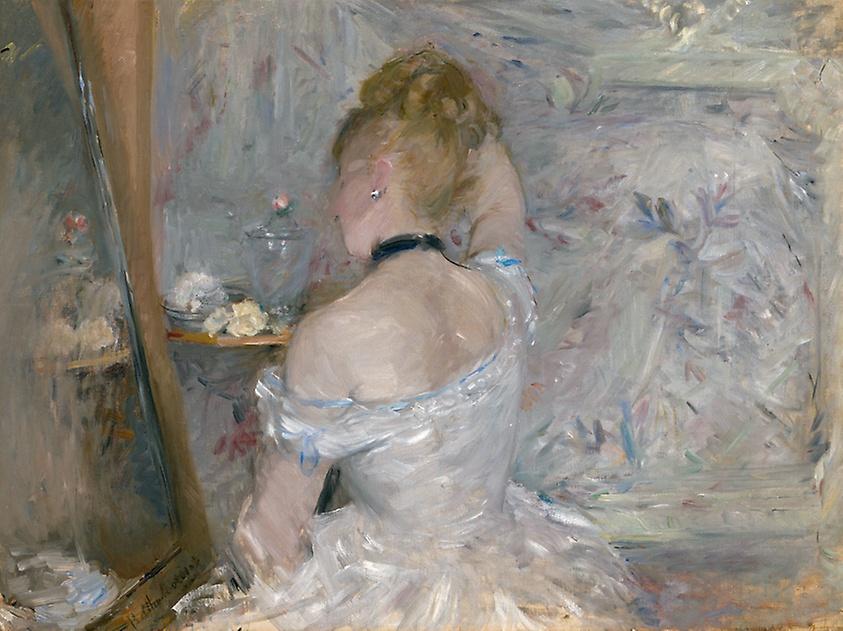Berthe Morisot. Woman at Her Toilette, 1875/80. The Art Institute of Chicago