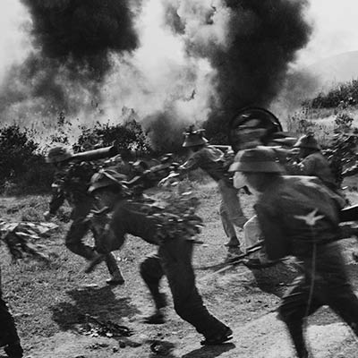 North Vietnamese Army soldiers during Operation Lam Son 719. Laos 1971. Photo: Nguyen Dinh Uu/Doug Niven