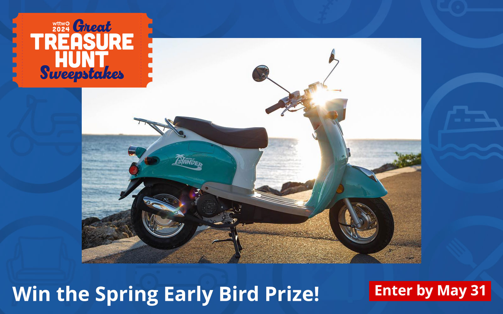 Enter before May 31st to win the Spring Early Bird Prize